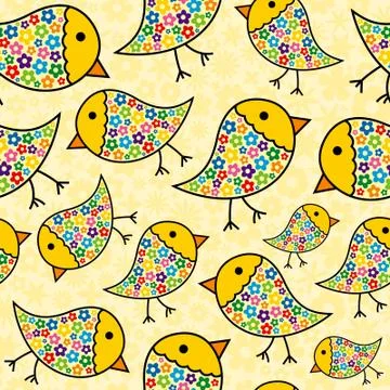 Chick background 스톡 일러스트