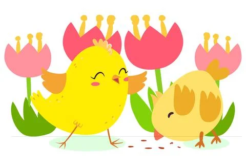 Chick Concept Illustration Stock Illustration
