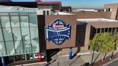 Aerial view of NFL Pro Football Hall of Fame, Canton, Ohio Stock Photo -  Alamy