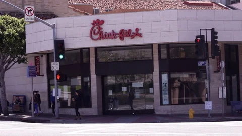 Chick Fil A Stock Footage 129640843