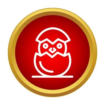 Chick hatching from egg new life beginning concept 스톡 일러스트
