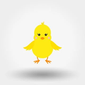 Chick. Icon. Vector. Flat. Stock Illustration