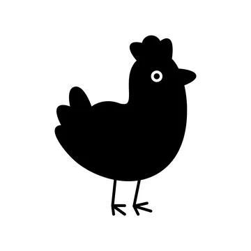 Chick icon vector illustration isolated on white background Stock Illustration