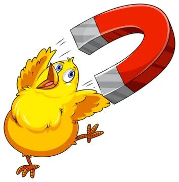 Chick magnet Stock Illustration