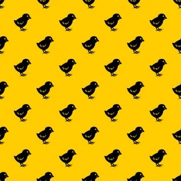 Chick pattern vector Stock Illustration