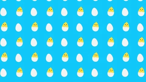 Chick pattern2 Stock Footage 330794737