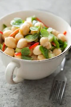 Chick pea salad Stock-Fotos