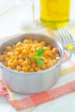 Chick peas Stock Photos