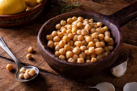 Chick Peas Stock Photos