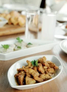 Chicken appetizer Stock Photos
