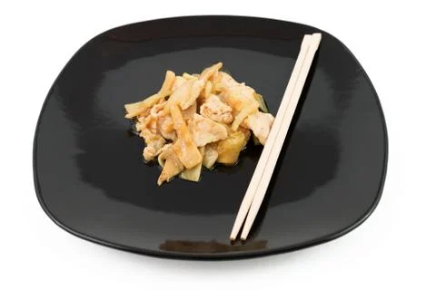 Chicken bamboo Stock Photos
