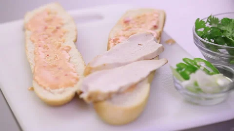 Chicken Banh Load 2 Stock Footage 280676287