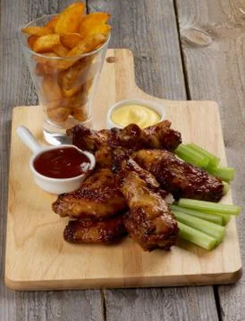 Chicken Barbecue Stock Photos
