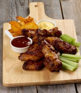Chicken Barbecue Stock Photos