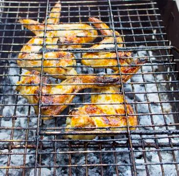Chicken Barbecue Stock Photos