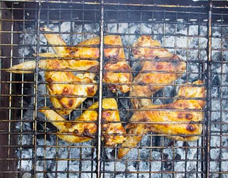 Chicken Barbecue Stock Photos