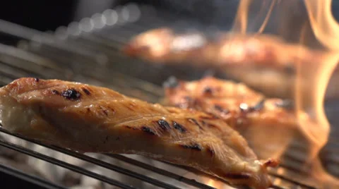 Chicken BBQ Stock Footage 39491274