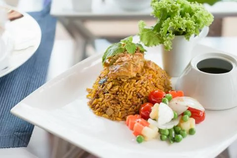 Chicken biryani Stock Photos