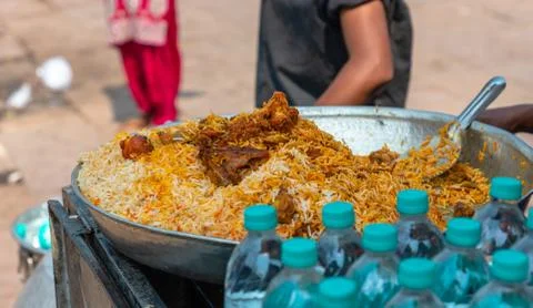 Chicken Biryani . Stock Photos