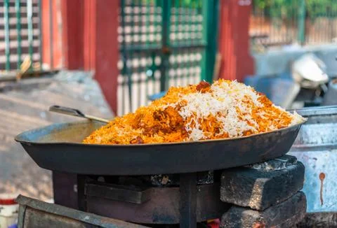 Chicken Biryani Stock Photos
