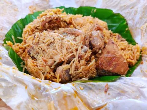 Chicken biryani Stock Photos