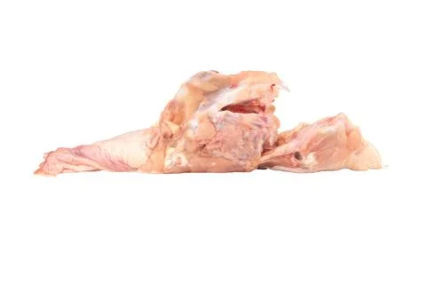 Chicken bones isolated on white background Foto stock