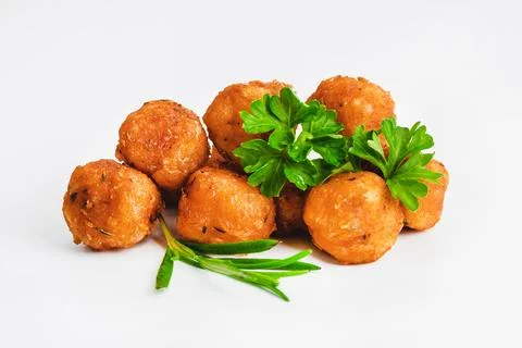 Chicken Breaded Fillet. Breaded chicken nuggets. Fast homemade food at home Stock Photos
