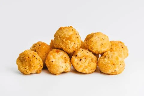Chicken Breaded Fillet. Breaded chicken nuggets. Fast homemade food at home Stock Photos