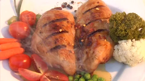Chicken Breast Video stock 855040