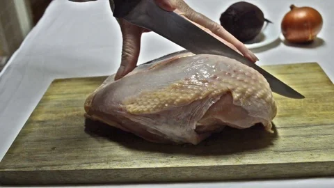 Chicken Breast Stock Footage 73605727