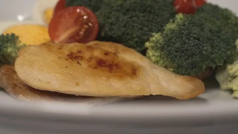Chicken Breast Stock Footage 128437575