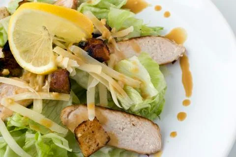 Chicken Caesar salad Stock Photos