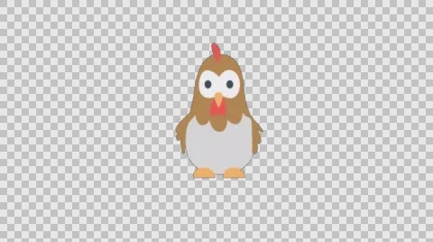 Chicken Cartoon Clip Stock Footage 56724941
