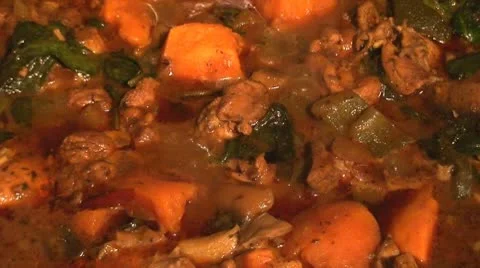Chicken casserole Stock Footage 10704231