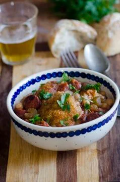 Chicken casserole Stock Photos