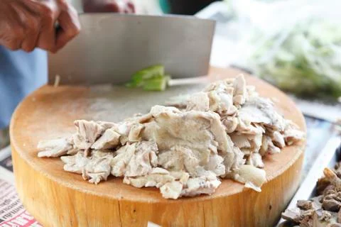 Chicken chopped Stock Photos