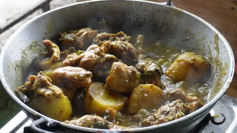Chicken Curry Stock Footage 332612247