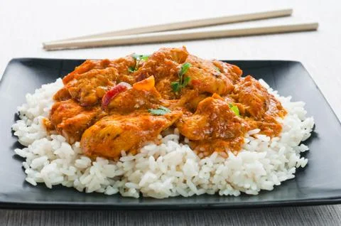 Chicken curry Foto stock