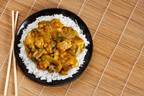 Chicken curry Foto stock