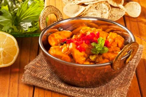Chicken curry Foto stock