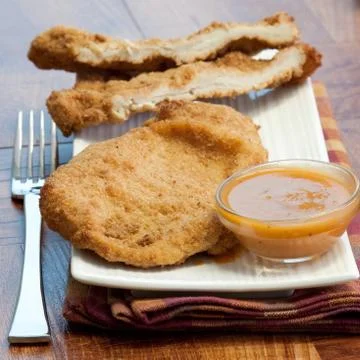 Chicken cutlets Stock Photos