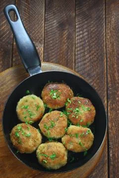 Chicken cutlets Stock Photos