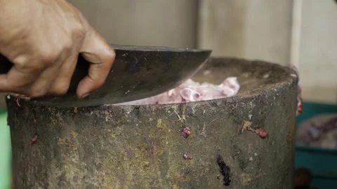 Chicken Cutting Process - Step-by-Step Guide Stock Footage 320946505