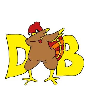 Chicken Dab Dance - Chicken Dabbing Cartoon Stock Illustration