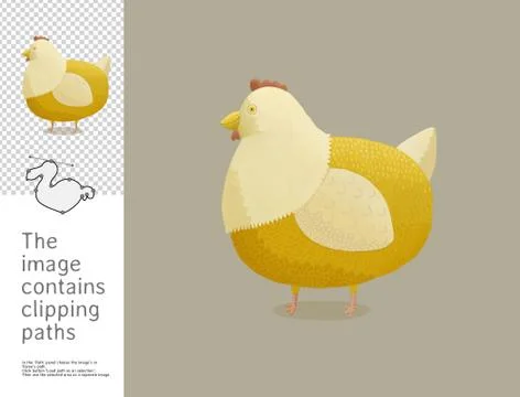 Chicken, Dodo collection Stock Illustration
