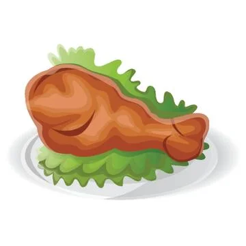 Chicken Drumstick Stock-Illustration