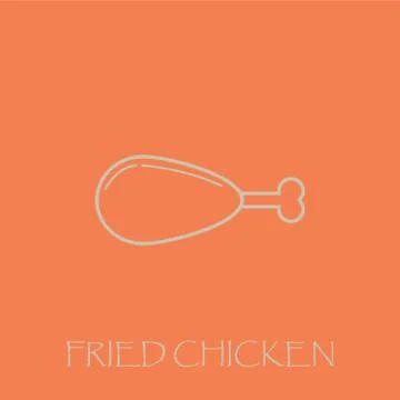 Chicken drumstick Stock Illustration