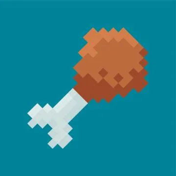 Chicken drumstick Stock-Illustration