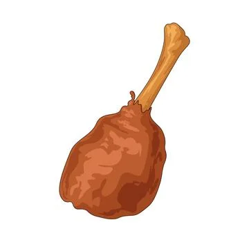 Chicken Drumstick illustration Stock Illustration