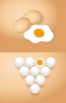 Chicken egg Stock Illustration